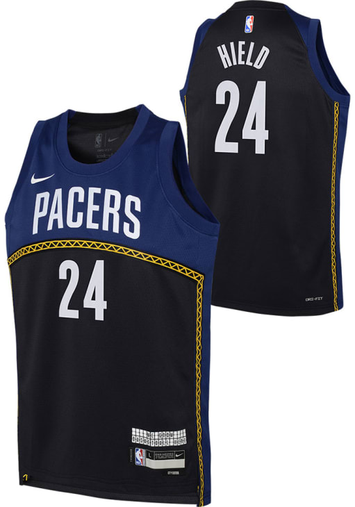 Indiana Pacers Buddy Hield Youth BLACK City Edition Swingman Basketball  Jersey - 133412332