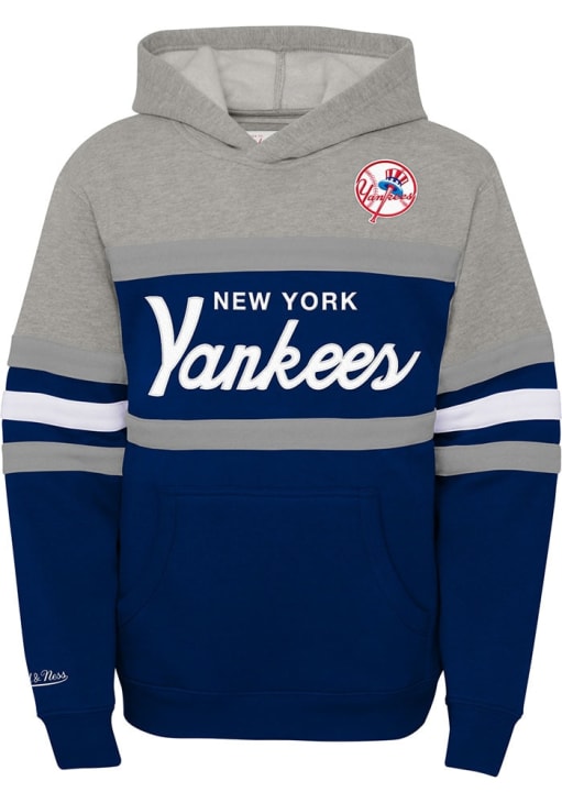 New York Yankees Mitchell and Ness Youth NAVY Head Coach Long