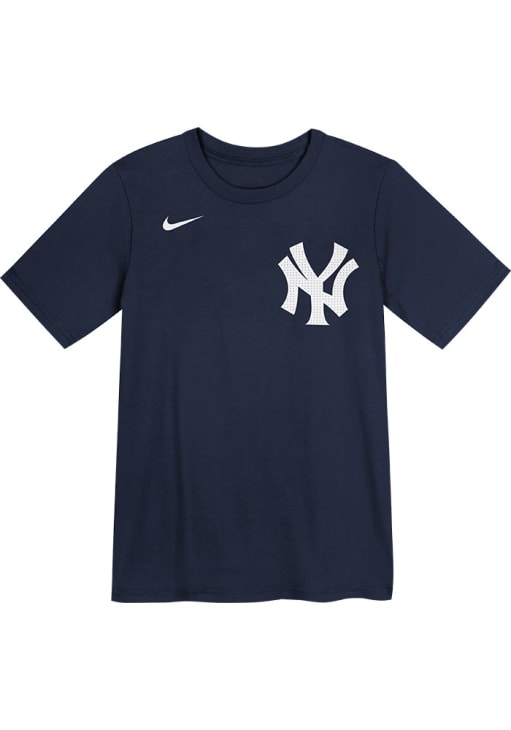 Aaron Judge New York Yankees Boys NAVY Home NN Short Sleeve T