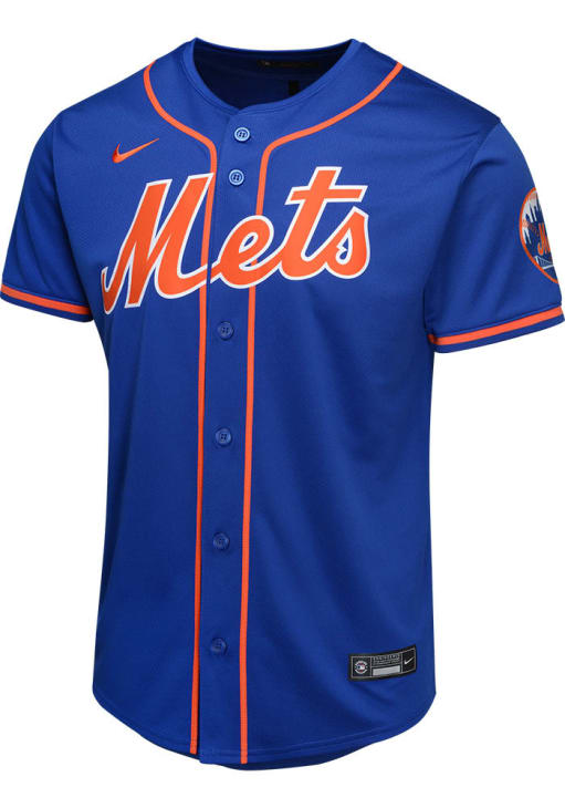 New York Mets Youth ROYAL Alt Limited Blank Baseball Jersey
