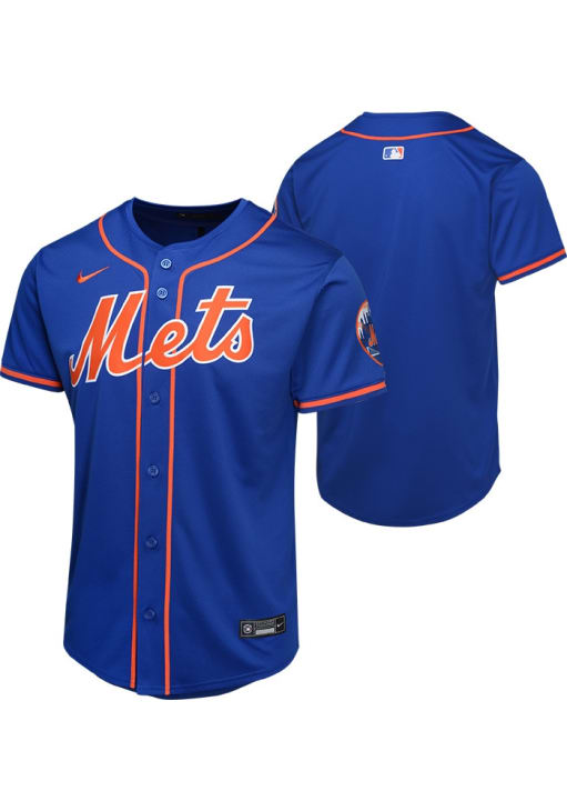 New York Mets Youth ROYAL Alt Limited Blank Baseball Jersey