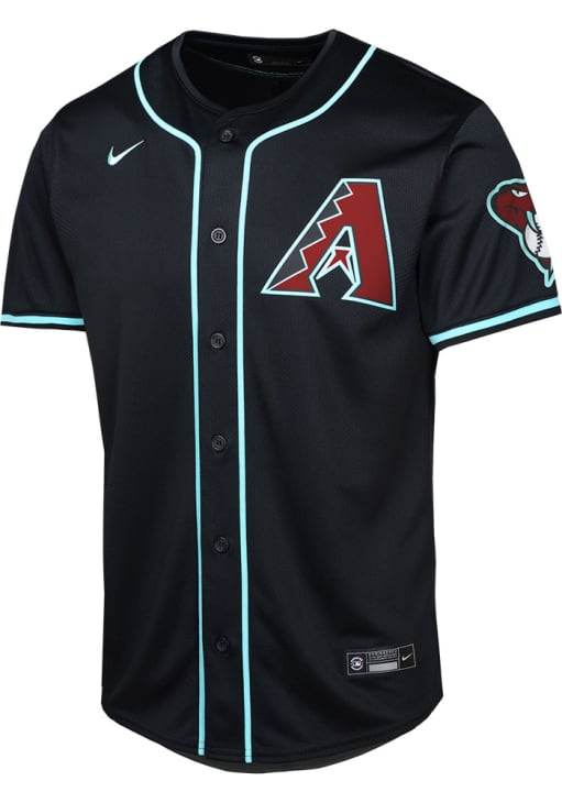 Arizona Diamondbacks Youth BLACK Alt Limited Blank Baseball Jersey
