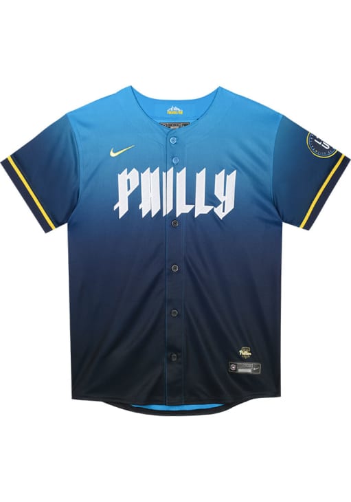 Nike Phillies ユニフォーム　XL Nike Philadelphia Phillies Boys NAVY City Connect Limited Blank
