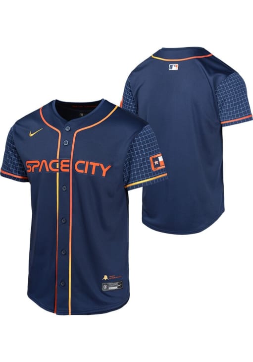 MLB Nike HOUSTON ユニフォーム ネイビー Houston Astros Youth NAVY City Connect Limited Blank Baseball