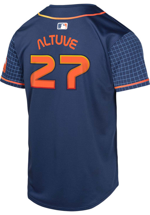 Houston Astros Jose Altuve Youth NAVY City Connect Limited