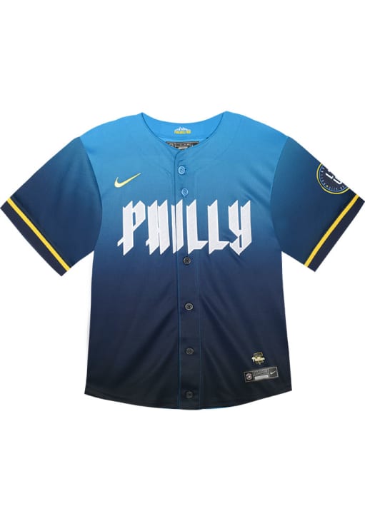 Toddler Nike Blue Philadelphia Phillies City Connect Team Limited Jersey Size: 2T Toddler Nike Blue Philadelphia Phillies City Connect Team Limited Jersey Size: 2T