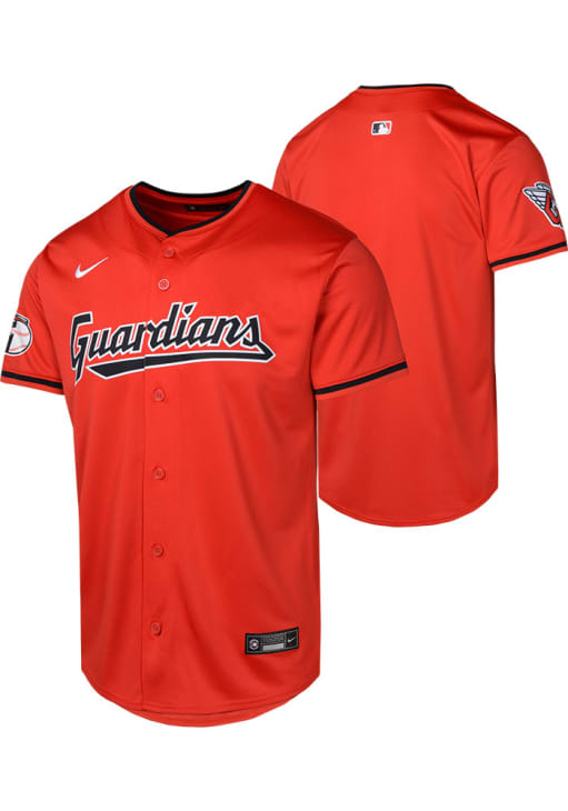 Cleveland Guardians Youth Red Alt 2 Limited Blank Baseball Jersey
