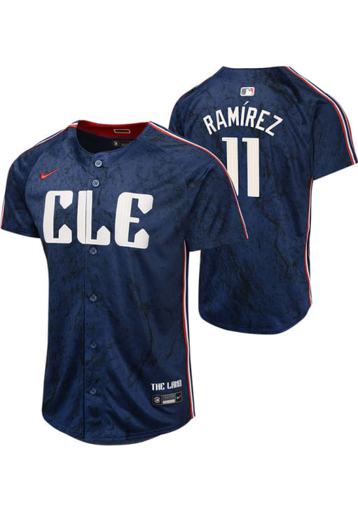 Cleveland Guardians Jose Ramirez Youth NAVY City Connect Limited