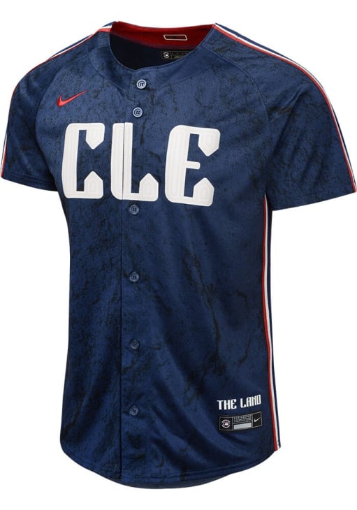 【希少】SVOLME Jリーグ公式戦ユニフォーム　フルセット　YSCC Cleveland Guardians Youth NAVY City Connect Limited Blank Baseball