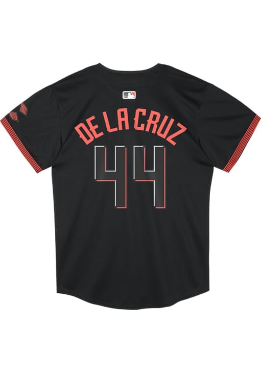 Elly De La Cruz # Cincinnati Reds Boys BLACK City Connect Limited