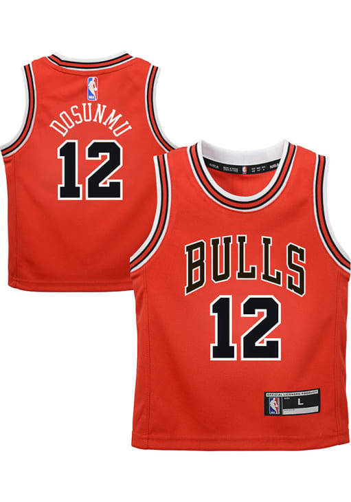 Ayo Dosunmu # Chicago Bulls Boys Red NBA Player Replica Jersey