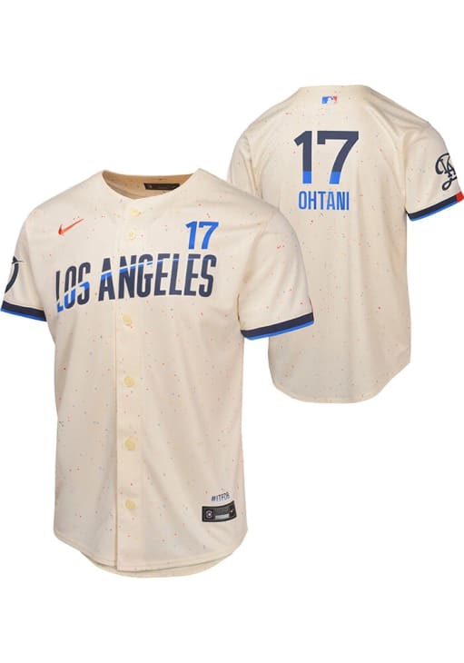 Nike Los Angeles Ohtani ユニフォーム mens-nike-shohei-ohtani-cream-