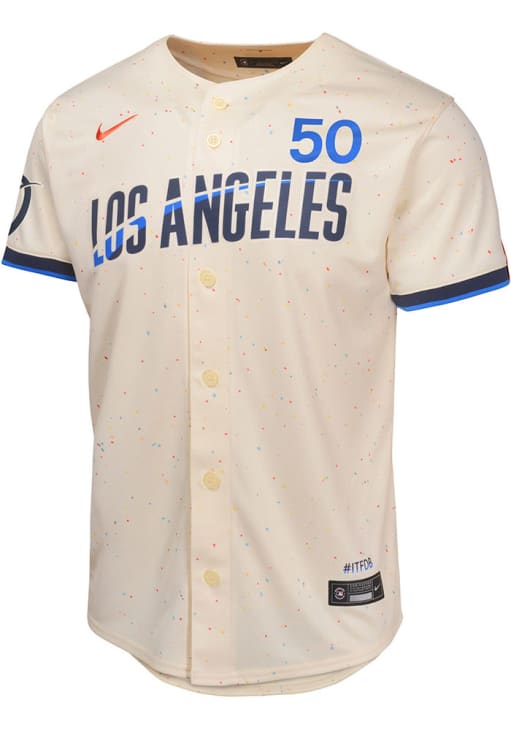 Los Angeles Dodgers Mookie Betts Youth CREAM City Connect Limited