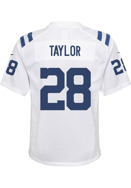 Indianapolis Colts Jonathan Taylor Youth Replica White Nike