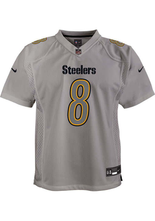 Pittsburgh Steelers Kenny Pickett Youth Atmosphere GREY Nike