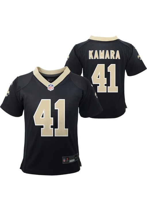 New Orleans Saints Alvin Kamara Boys Replica BLACK Nike Football