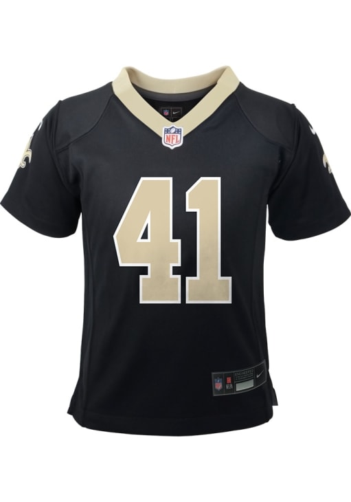 New Orleans Saints Alvin Kamara Boys Replica BLACK Nike Football