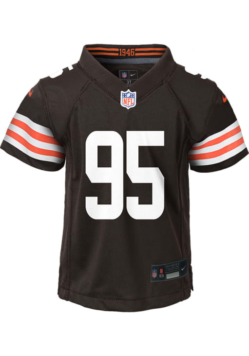 Cleveland Browns Myles Garrett Boys Home Replica BROWN Nike
