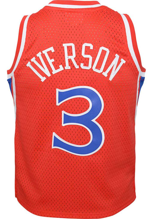 Philadelphia 76ers Allen Iverson Toddler Swingman Road Red