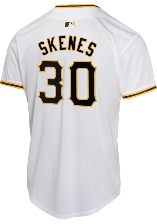 Pittsburgh Pirates Paul Skenes Youth White Home Game Baseball