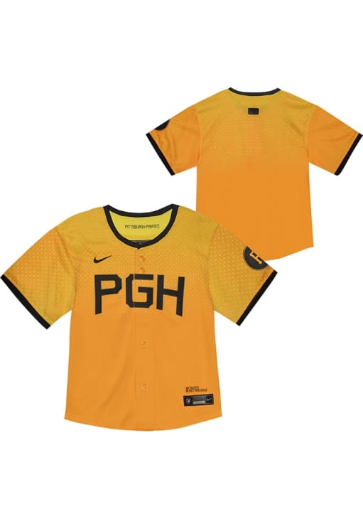 Pittsburgh Pirates Nike Toddler YELLOW City Connect Limited Blank