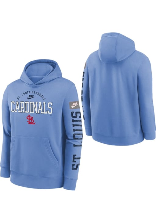St Louis Cardinals Nike Youth LIGHT BLUE Cooperstown Splitter Long