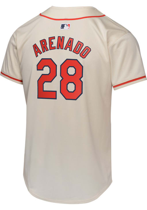 St Louis Cardinals Nolan Arenado Youth CREAM Alt 2 Limited
