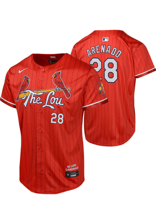 St Louis Cardinals Nolan Arenado Youth Red City Connect Limited