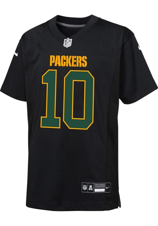 Green Bay Packers Jordan Love Youth Game BLACK Nike Football