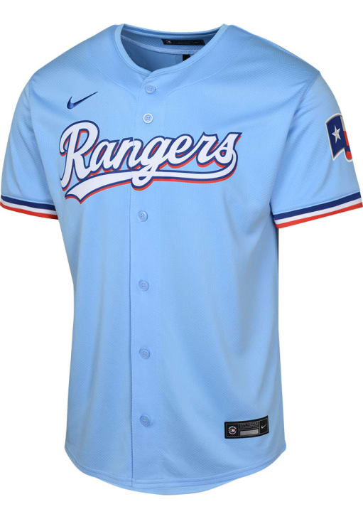 Texas Rangers Marcus Semien Youth LIGHT BLUE Alt Limited Baseball