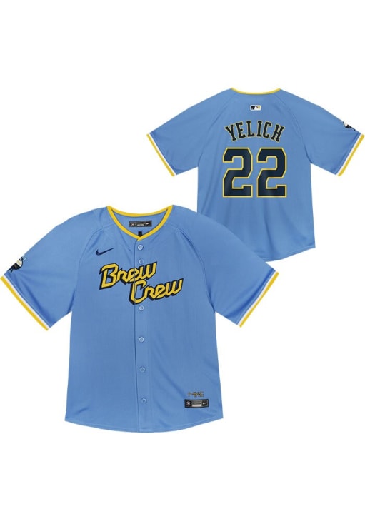 Milwaukee Brewers Christian Yelich Toddler City Connect Limited