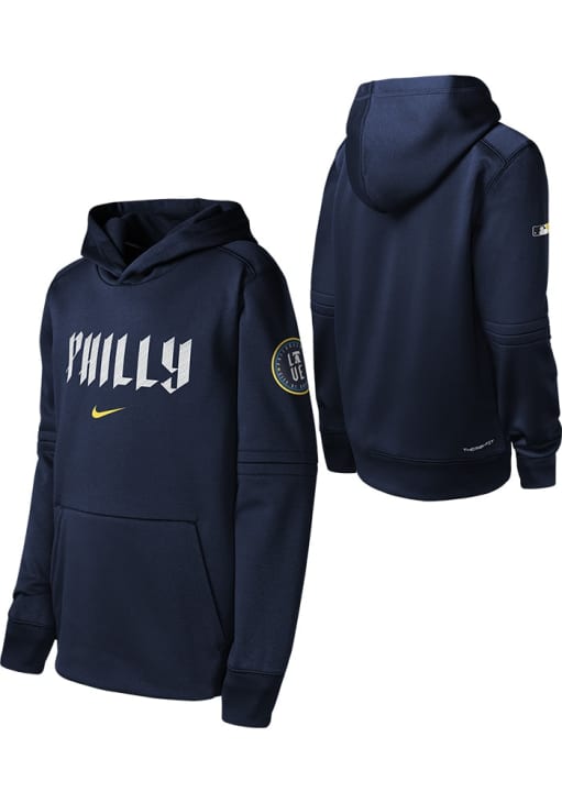 Philadelphia Phillies Nike Youth NAVY City Connect Practice Long