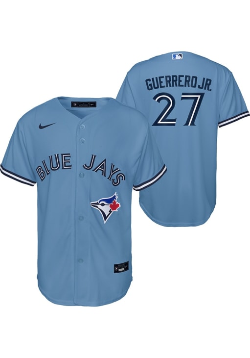 Toronto Blue Jays Vladimir Guerrero Jr. Youth LIGHT BLUE Alt 3