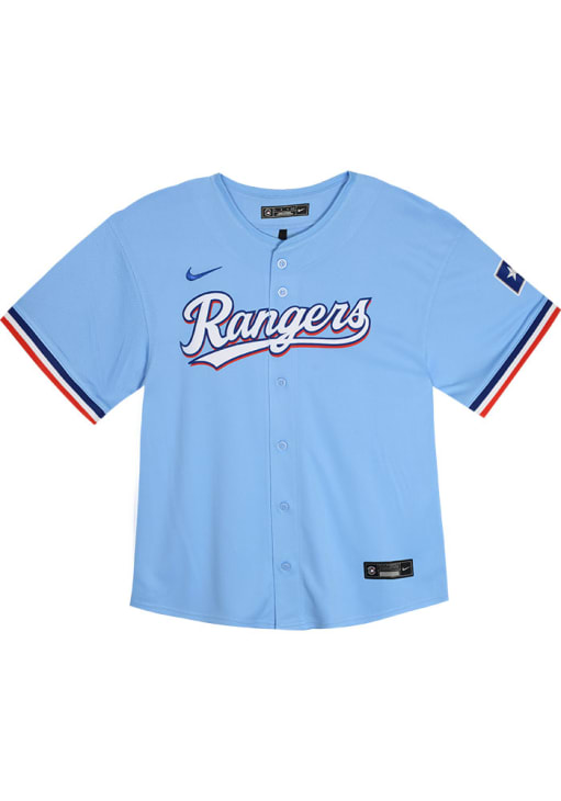 Texas Rangers Nike Baby LIGHT BLUE Alt. 1 Limited Blank Baseball