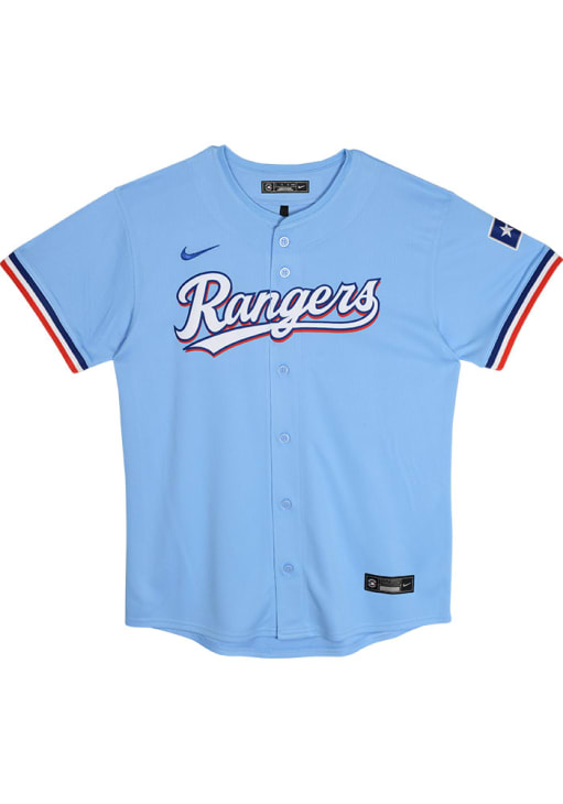 Adolis Garcia # Texas Rangers Boys LIGHT BLUE Alt. 1 Limited Blank