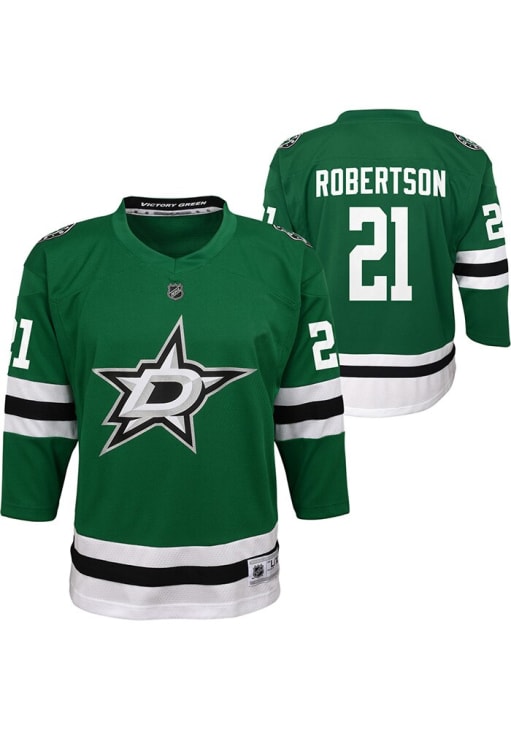 Dallas Stars Jason Robertson Youth KELLYGREEN Home Replica Hockey