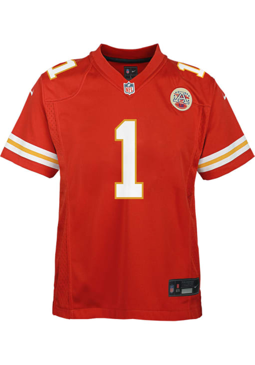 Kansas City Chiefs Xavier Worthy Youth Replica Red Nike Football
