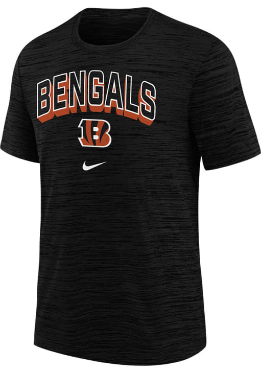 Nike Cincinnati Bengals Youth BLACK Velocity Short Sleeve Tee