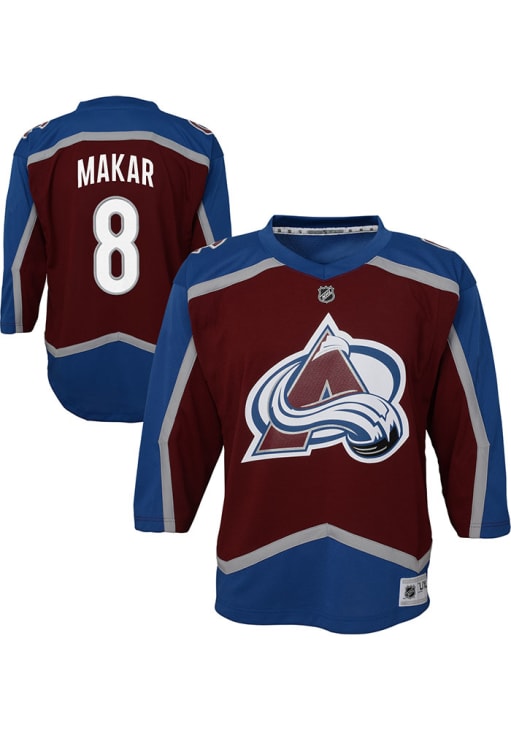Colorado Avalanche Cale Makar Toddler Home Replica MAROON Hockey