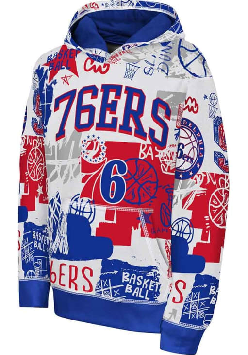 Philadelphia 76ers Boys Wild Style Hoodie - Ã‚Â BLUE - 133425207