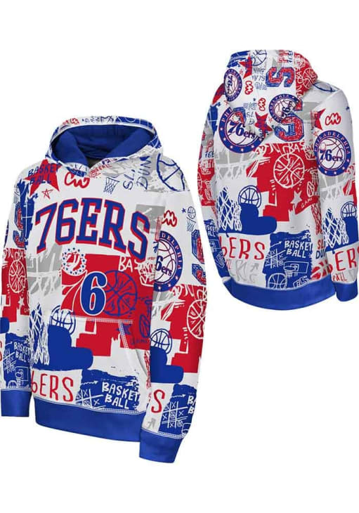 Philadelphia 76ers Boys Wild Style Hoodie - Ã‚Â BLUE - 133425207