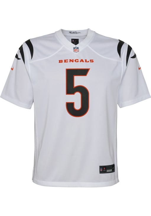 Cincinnati Bengals Tee Higgins Youth Away Replica White Nike