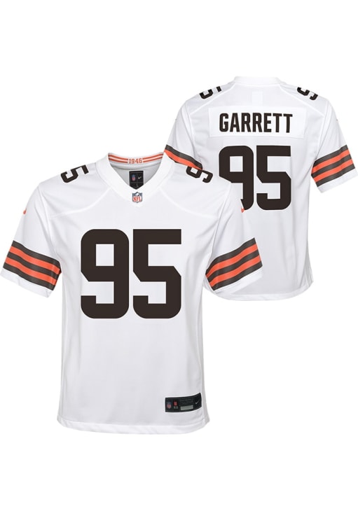 Cleveland Browns Myles Garrett Youth Away Replica White Nike