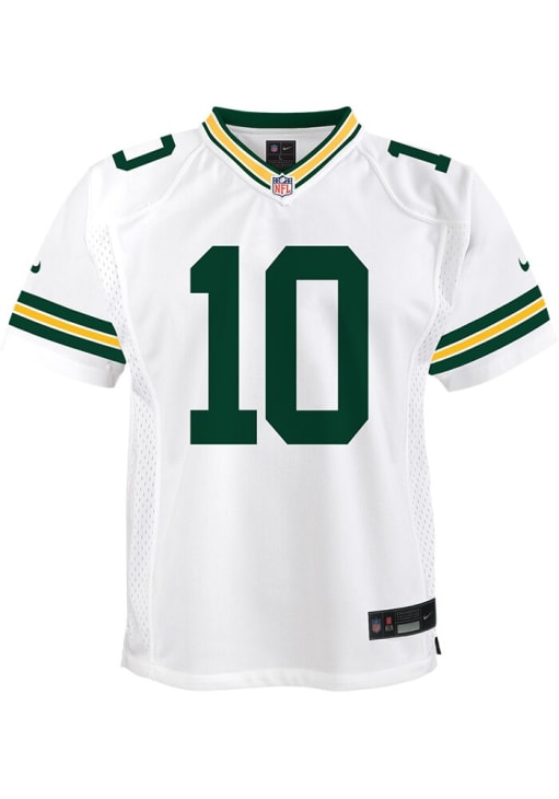Green Bay Packers Jordan Love Youth Away Replica White Nike
