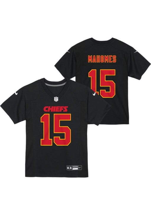 希少 NIKE NFL チーフス パトリック マホームズ ゲームシャツ Kansas City Chiefs Patrick Mahomes Boys Game BLACK Nike Football