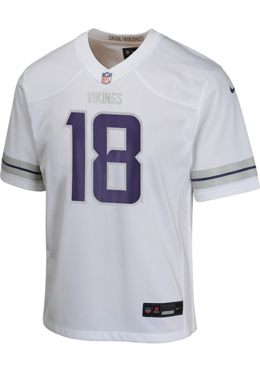 Minnesota Vikings Justin Jefferson Youth Alt 2 Replica White Nike