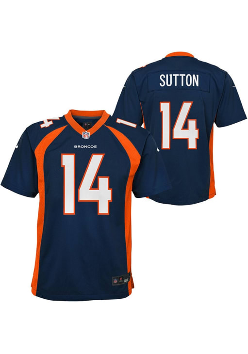 Denver Broncos Courtland Sutton Youth Alt 1 Replica NAVY Nike