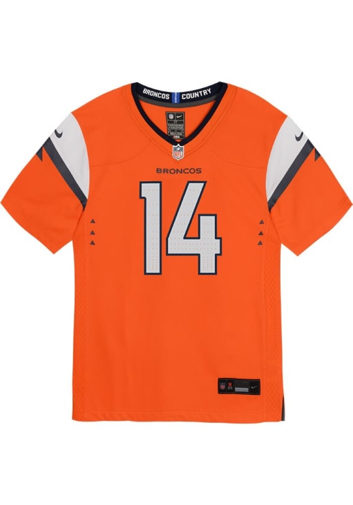 DENVER BRONCOS replica フットボールシャツ/ ｎｆｌ Denver Broncos Courtland Sutton Boys Home Replica ORANGE Nike