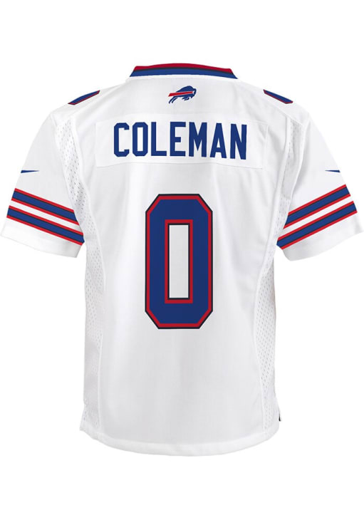 Buffalo Bills Keon Coleman Youth Away Replica White Nike Football