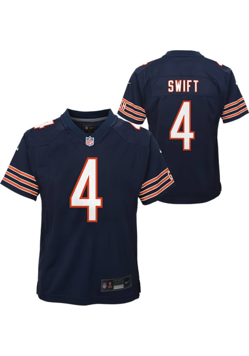 Chicago Bears D'Andre Swift Youth Home Replica NAVY Nike Football
